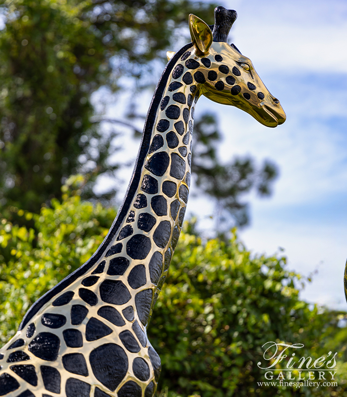 Bronze Statues  - Large Giraffe Pair - BS-495